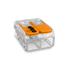 Clema legatura 2P FY/MYF 4mm, Wago 221-412