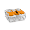 Clema legatura 3P FY/MYF 4mm, Wago 221-413