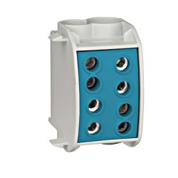 Clemă derivaţie izolată, 70mmp, 1P, albastra, Cupru-Aluminiu