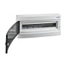 Cofret aparent, 24 UH, 1 rând, ușă transparentă, IP40
